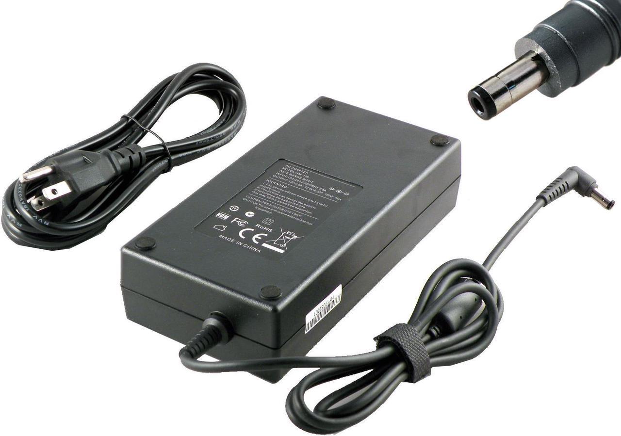 Alt view image 2 of 7 - iTEKIRO 180W AC Adapter for Gateway GGNC51518 GWTN156-2 GWTN156-3 Creator Series 15.6"  FHD Gaming, GGNC51518-BK  GWTN156-2BK  GWTN156-3BK, Gateway FSP180-AJBN3; EVOO EG-LP5 15.6" Gaming , EG-LP5-BK