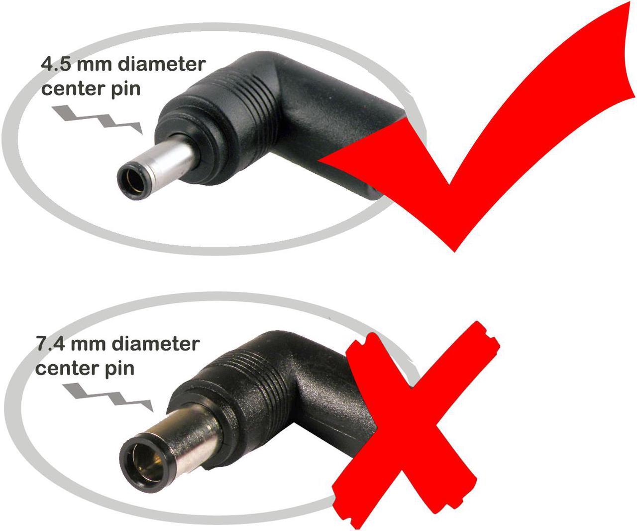 Alt view image 3 of 7 - 90W Car Charger for Dell Inspiron 15 16 17 7501 7506 7591 i7501 i7506 i7591 7610 7630 i7610 i7630 7706 7791 i7706 i7791; Latitude 12 7220 7220EX, Vostro 15 7590; 0RT74M 0VRJN1 RT74M VRJN1 PA-1900-32D5