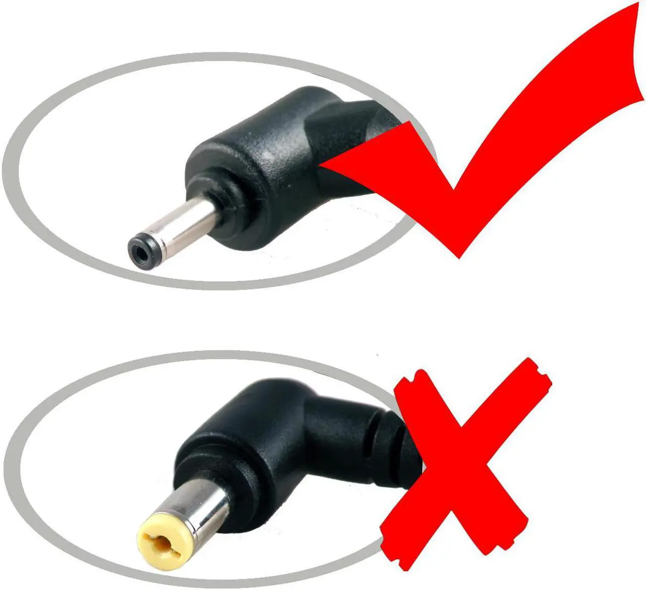 Alt view image 3 of 6 - iTEKIRO 45W AC Adapter for Acer Chormebook CB3-131, CB3-131-C3SZ, CB3-131-C3VC, CB3-431, CB3-431-C5XK, CB3-531, CB3-531-C4A5, C738T, C738T-C44Z, C738T-C5R6, NX.G55AA.003, NX.G55AA.005
