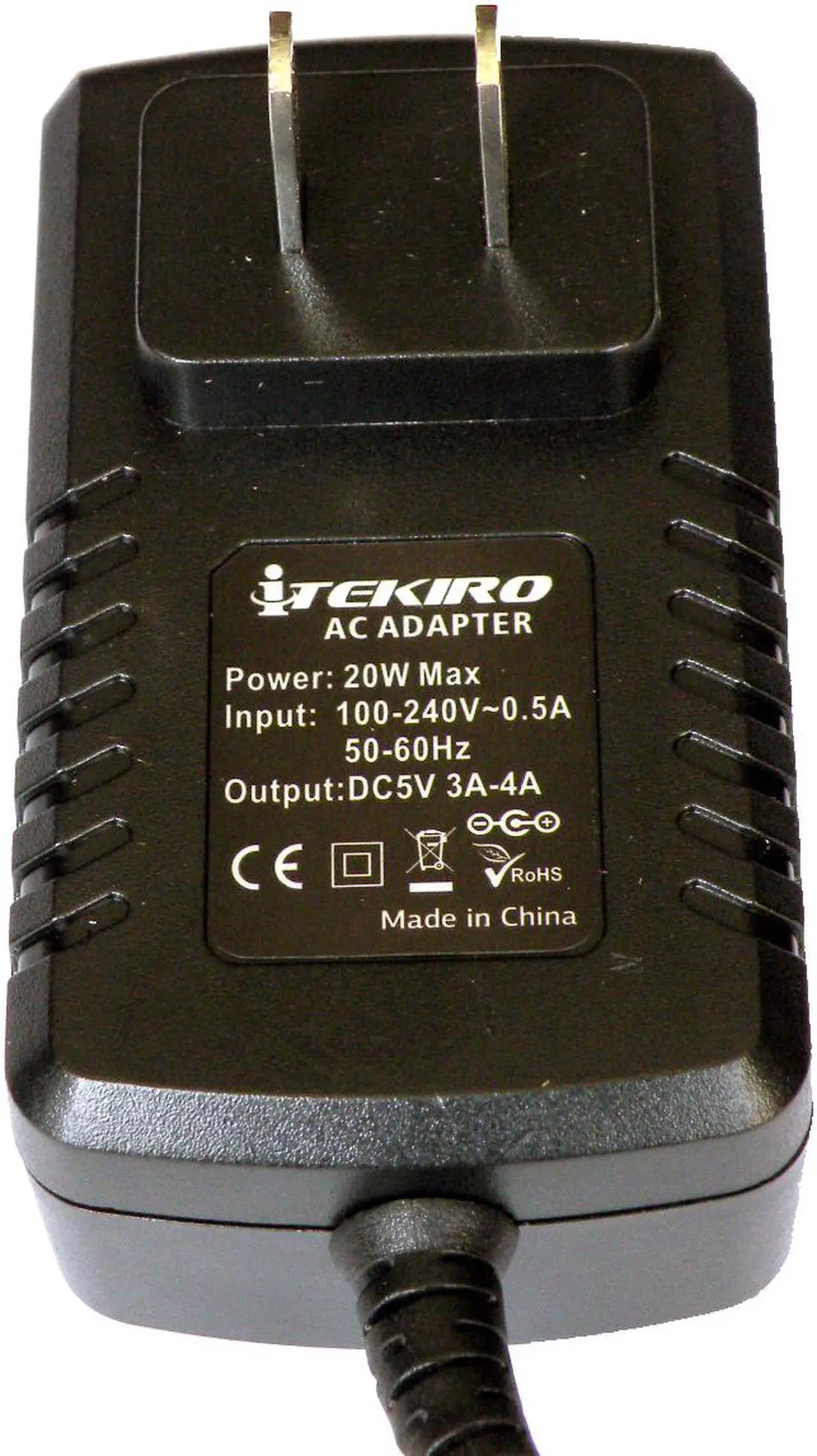 Alt view image 5 of 5 - iTEKIRO 6.5 Ft AC Wall Charger for Ematic 11.6" Windows Laptop EWT127, EWT127BL, EWT127BU, EWT127PN, EWT127PR, EWT127RG, EWT127RD; EWT126; EWT131 EWT131BL; TEKA TEKA018-0502500UK