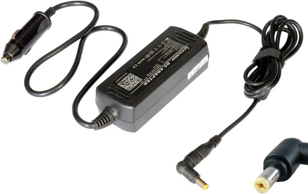 Alt view image 2 of 5 - iTEKIRO Car Charger for Acer F5-573G-7791 F5-573G-78R2 F5-573G-78R2 E1-472G E1-472G-6648 E1-472G-6844 E1-532 E1-532-2616 E1-532-2635 E1-532-4629 E1-532-4646 E1-532-4870 E1-572