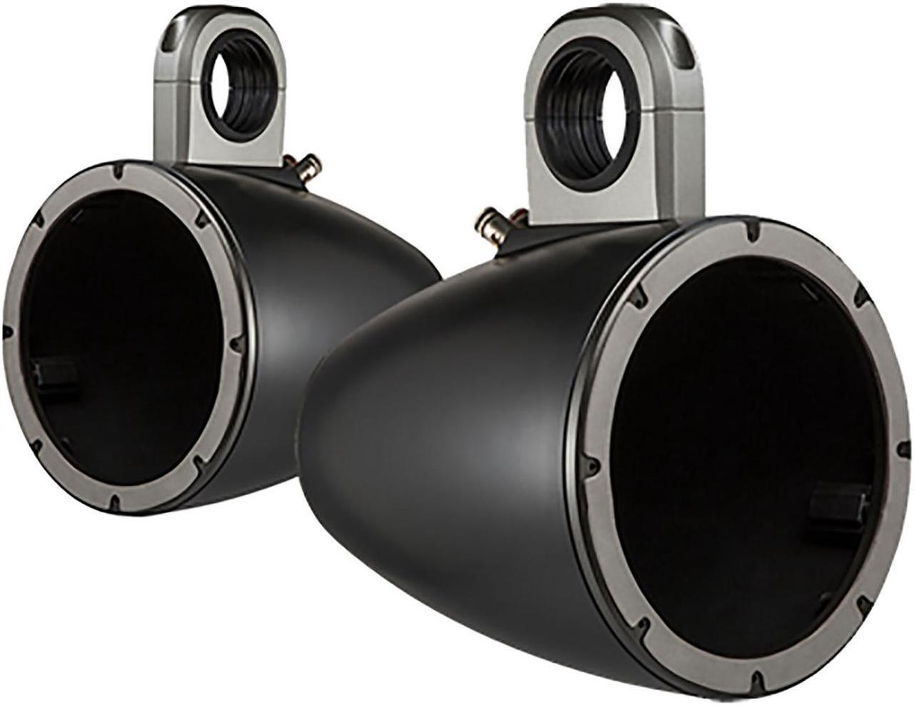Alt view image 3 of 8 - KM-Series Enclosures for Kicker 8" Speakers (2-Pack) - Black