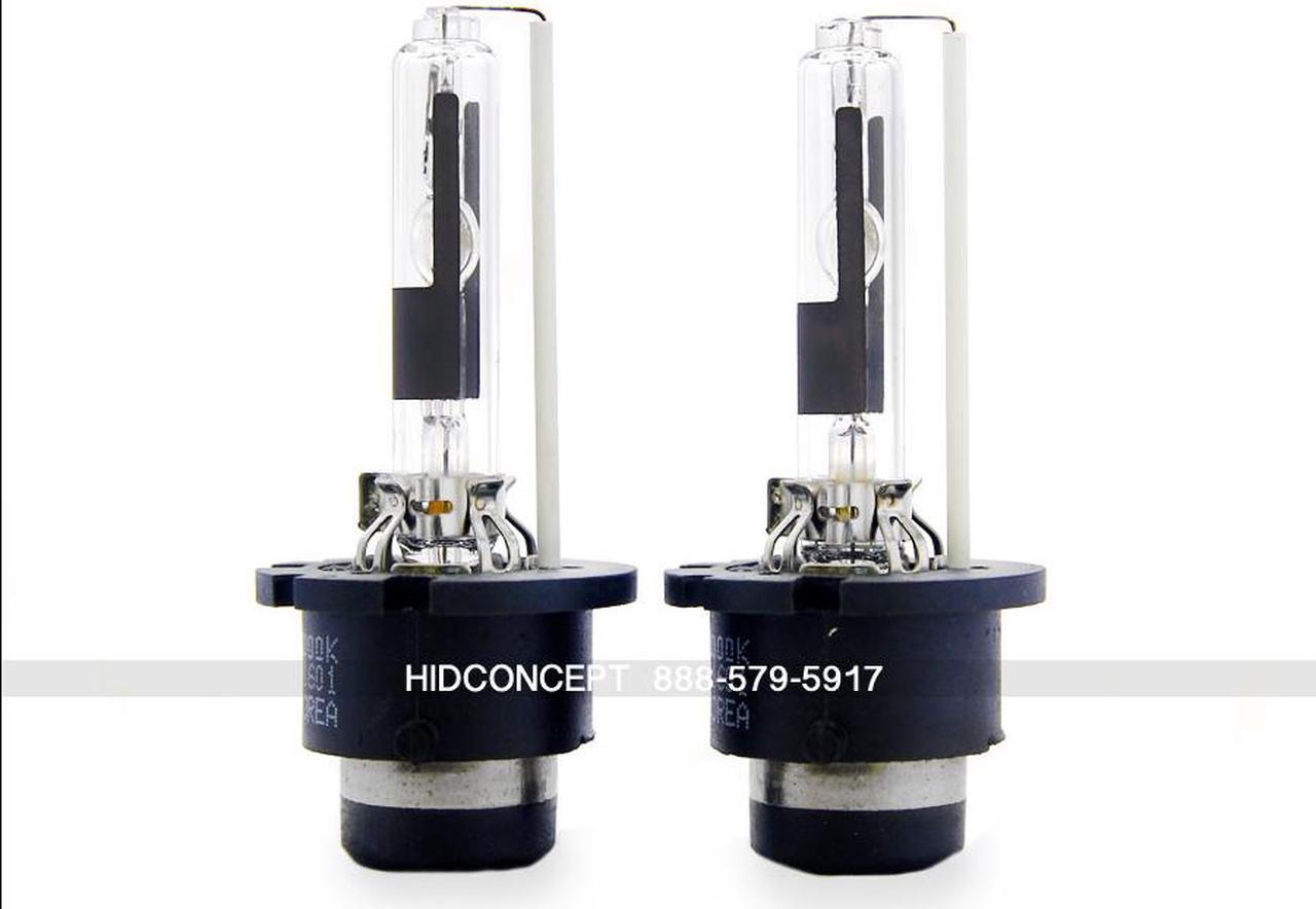 Alt view image 2 of 4 - BLESK 6000K D2R HID Xenon Bulbs Pair 35W Crystal White OEM Replacement 6K D2C