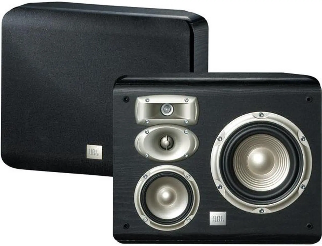 Main image of JBL Studio L Series L820 4-Way, 6" bookshelf loudspeaker,wall-mountable Black Pair