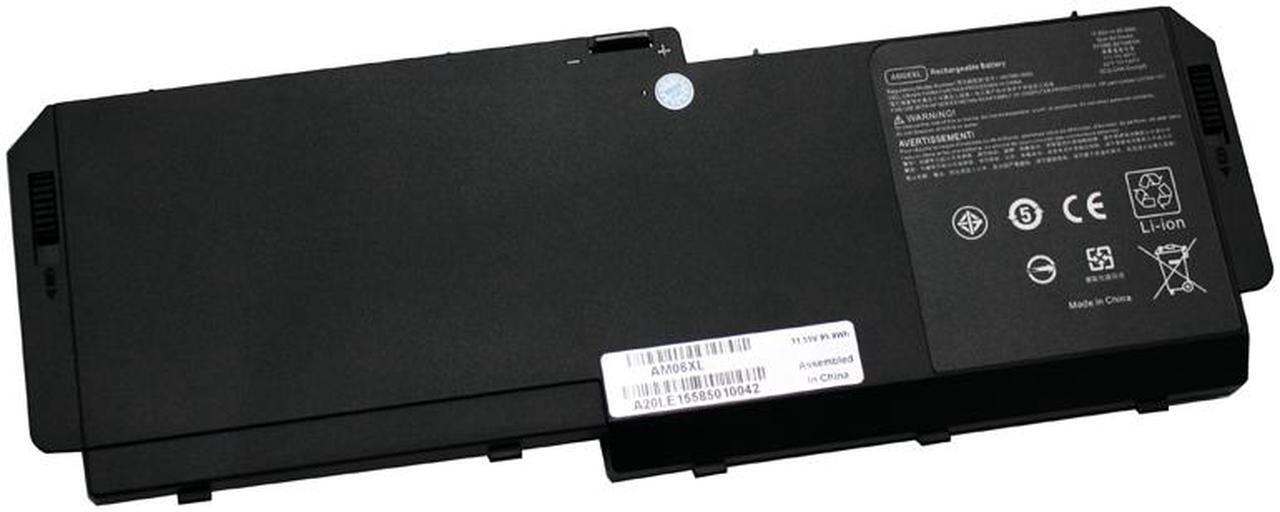 Main image of Powerwarehouse AM06XL 6-Cell 11.55V, 8310mah LiIon Internal Notebook Battery for HP Zbook 17 G5