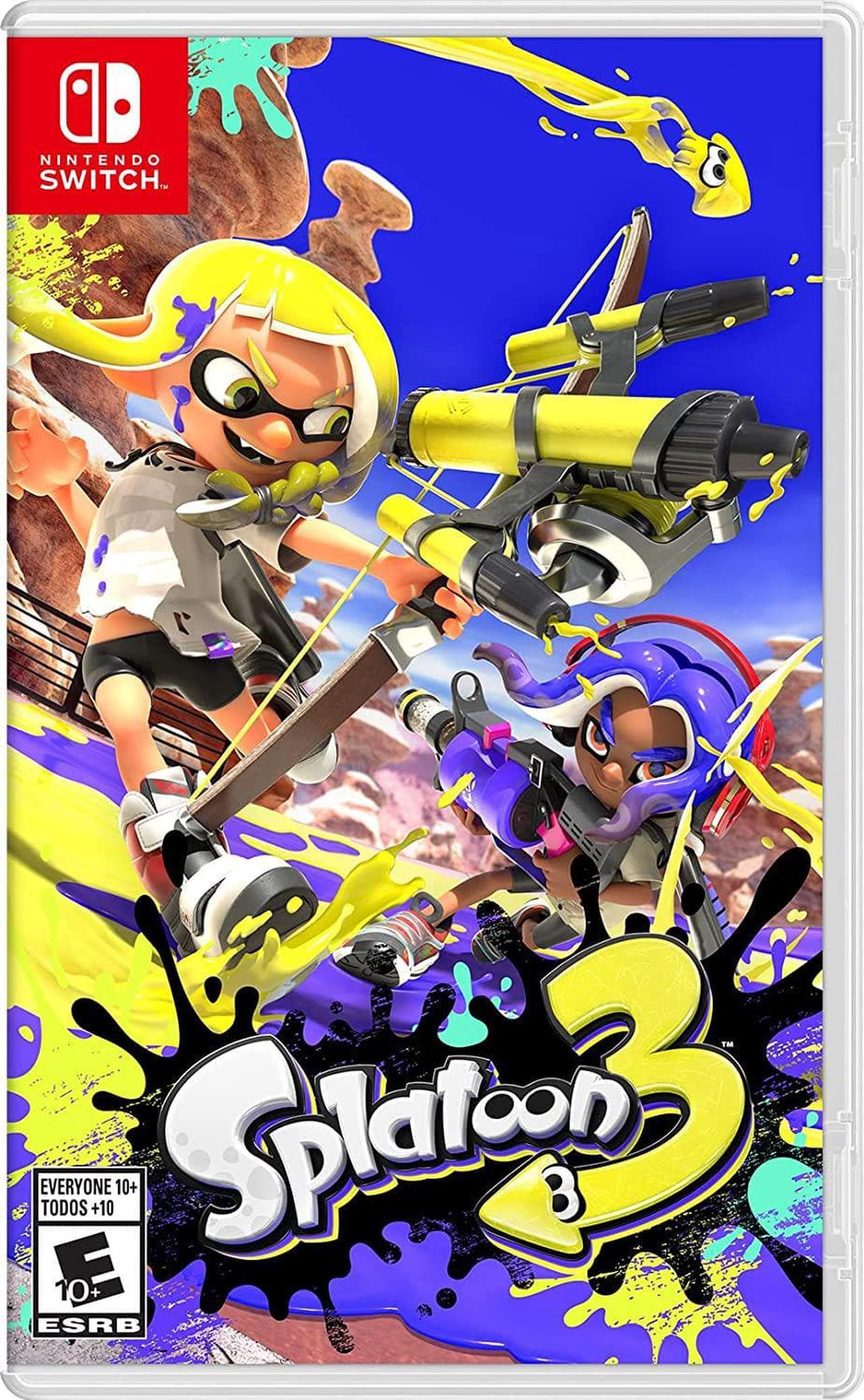 Alt view image 3 of 3 - Nintendo Switch OLED Model Splatoon 3 Special Edition Game Included