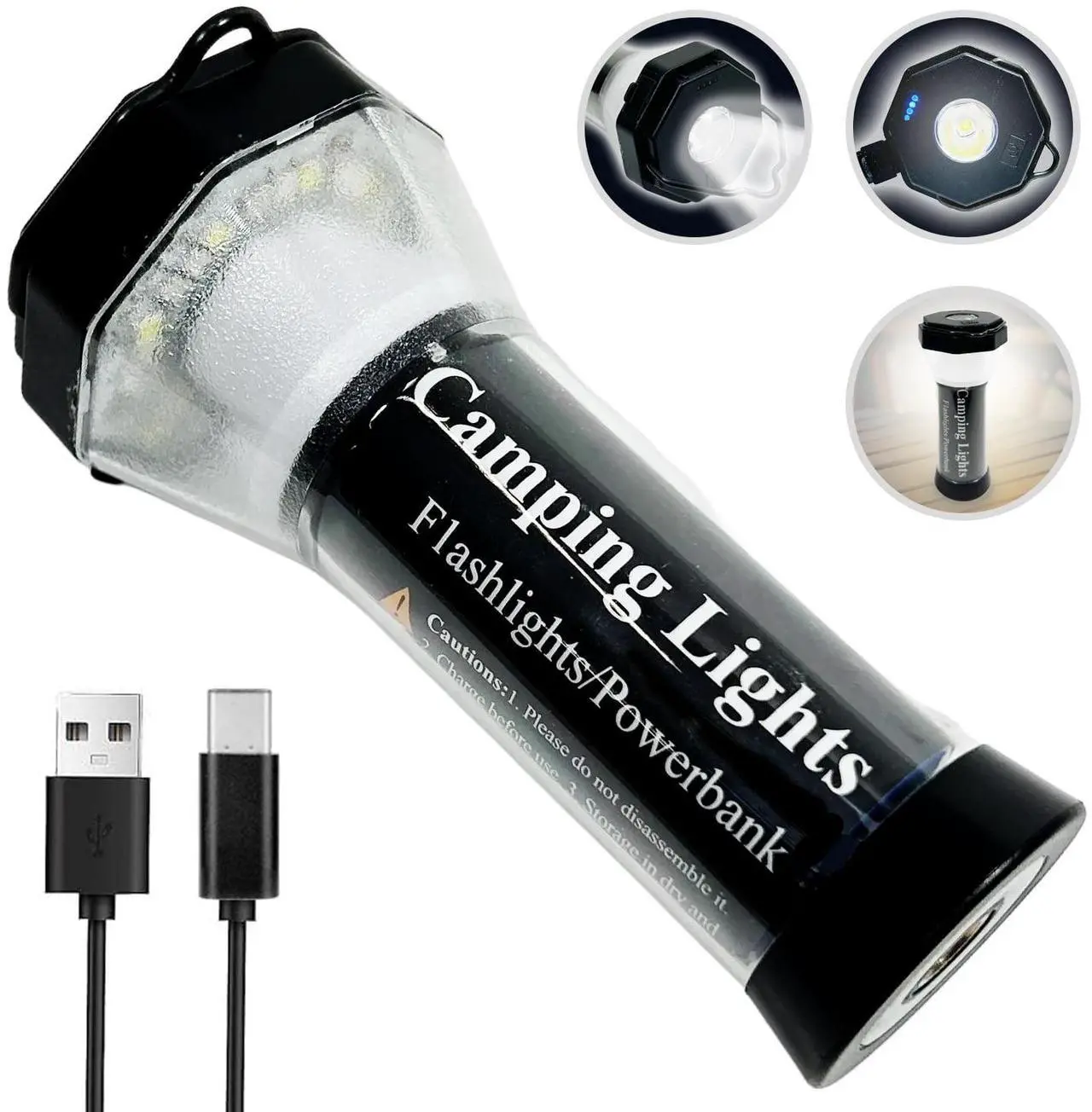 MaximalPower Camping Lantern Flashlight Powerbank - Thumbnail 3