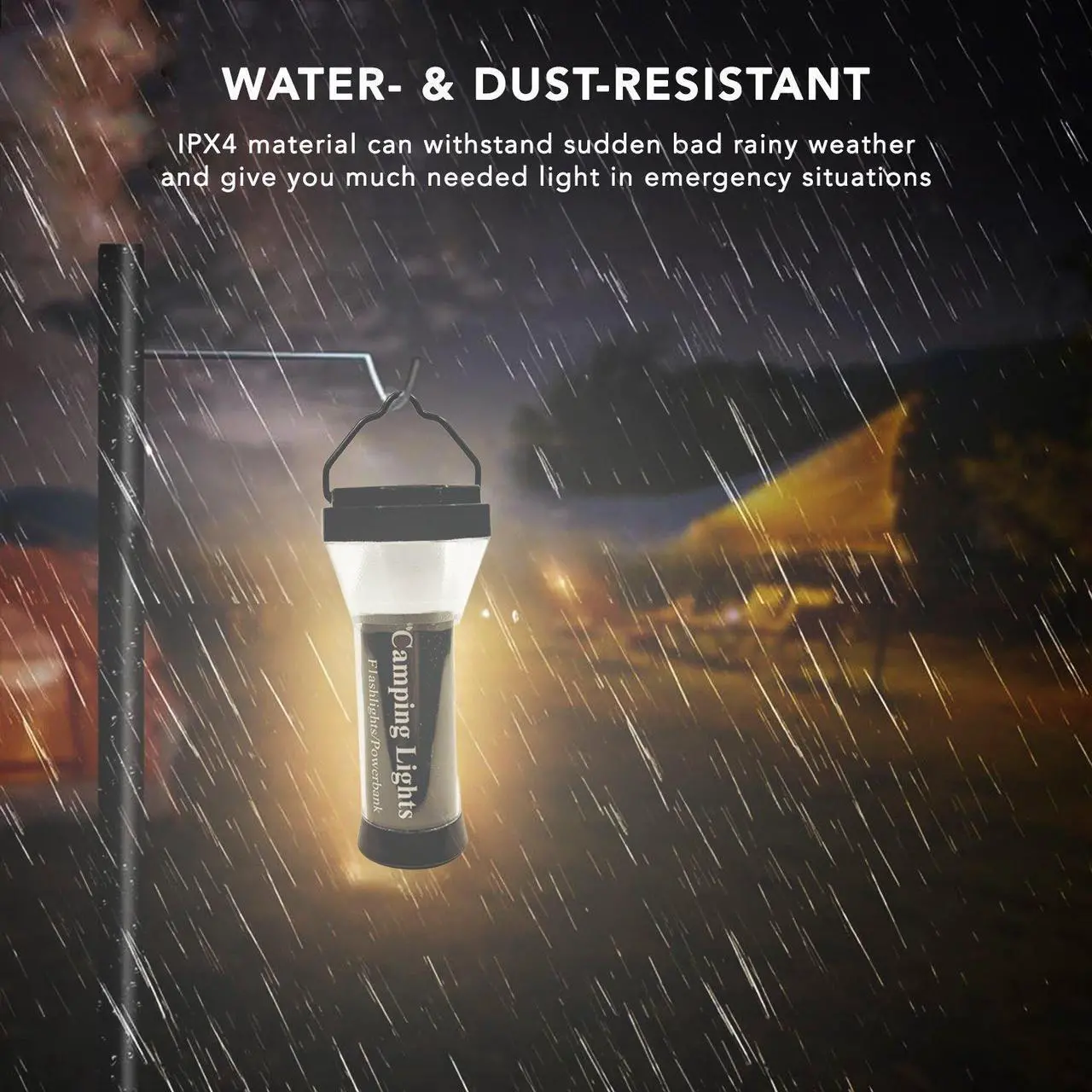 MaximalPower Camping Lantern Flashlight Powerbank - Thumbnail 5