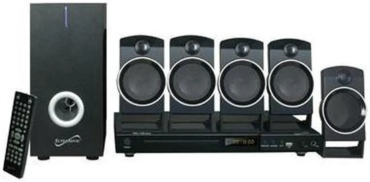 Alt view image 12 of 15 - SUPERSONIC SC-37HT 5.1 Channel Dvd Home Theater System With USB Input & Karaoke Function