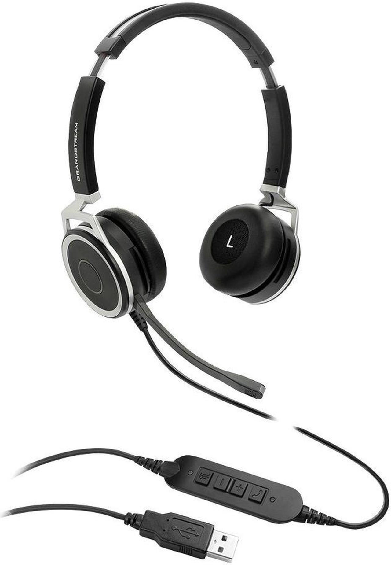 Main image of Grandstream - GUV3005 - Grandstream GUV3005 Headset - Stereo - USB Type A - Wired - 32 Ohm - 20 Hz - 20 kHz -