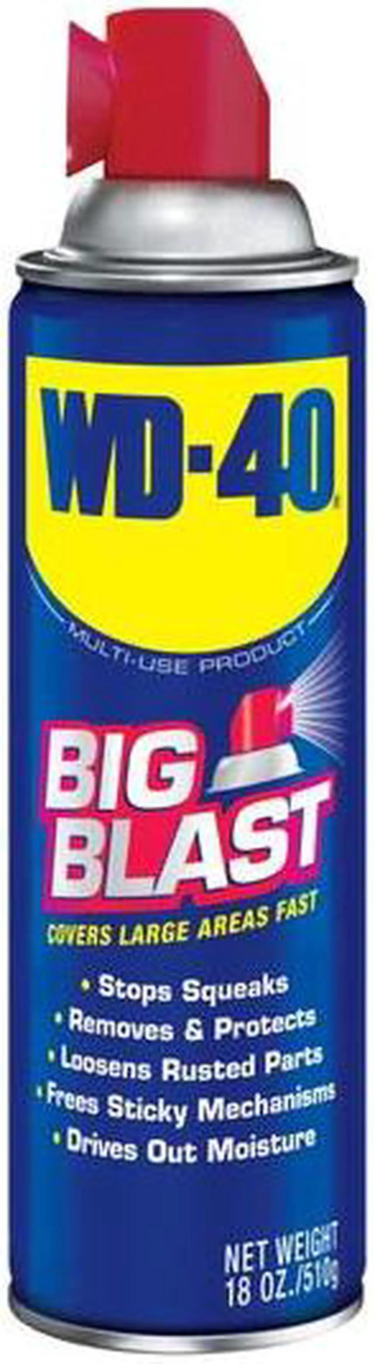Alt view image 11 of 11 - WD-40 490095 Big Blast®, Lubricant, Aerosol Can, 18 Oz.