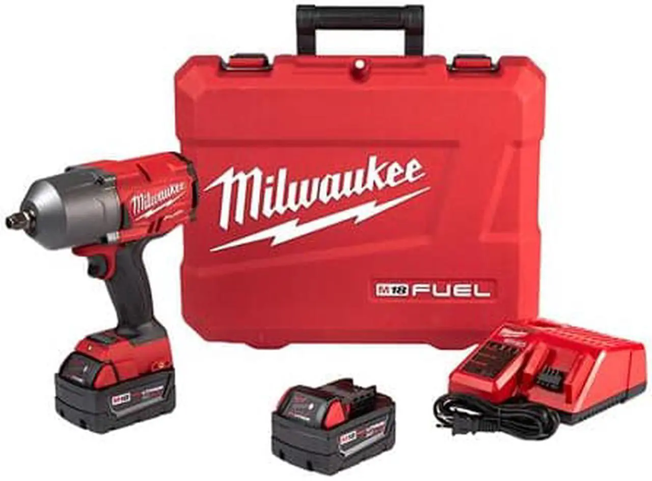 Alt view image 15 of 15 - Milwaukee Electric Tool - 2767-22 - Impact Wrench, Steel/Glass Filled Nylon/Rubber, Red, 18V, 10.75 H x 3.15 W x 8.39