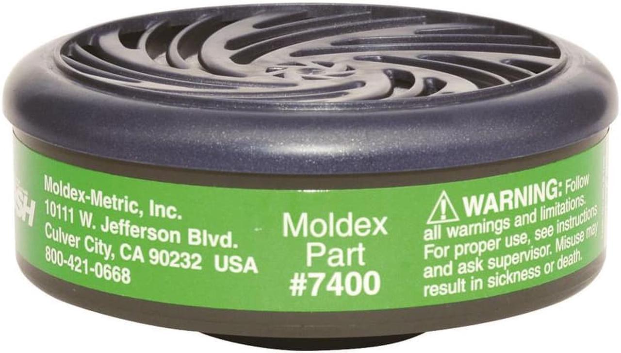 Main image of MOLDEX 7400 Cartridge, 7000, Green, Bayonet, Moldex 7000/7800/9000 Series