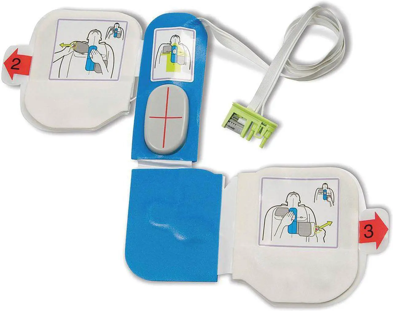 Alt view image 3 of 9 - Zoll CPR-D-padz Electrode Defibrillator Pad Adult Use 5-Year Shelf Life