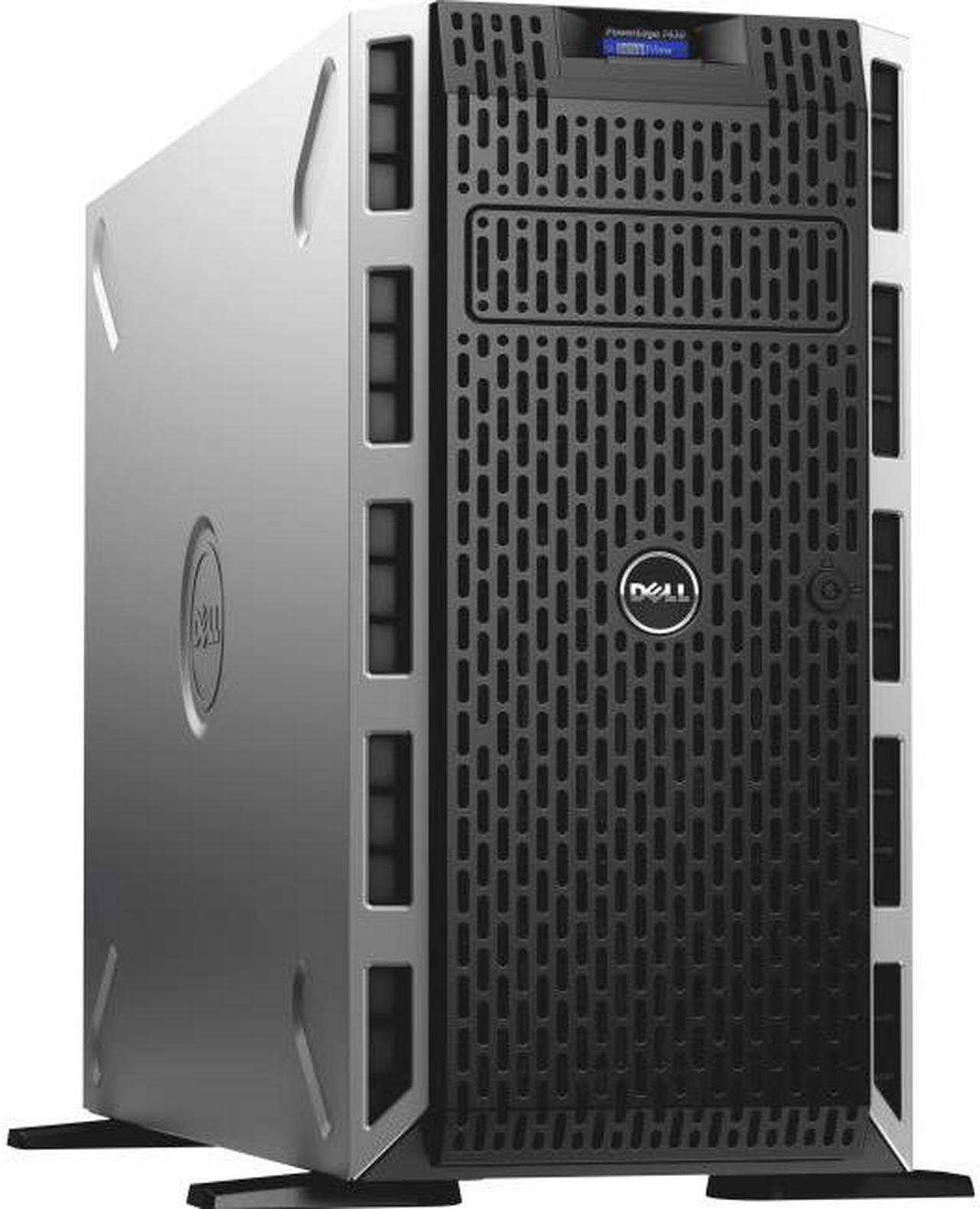 Alt view image 5 of 6 - Dell PowerEdge T430 5U Tower Server - 1 x Intel Xeon E5-2620 v4 Octa-core (8 Core) 2.10 GHz - 8 GB Installed DDR4 SDRAM - 300 GB (1 x 300 GB) 12Gb/s SAS HDD - Serial Attached SCSI (SAS) Controller - 2 x 495 W