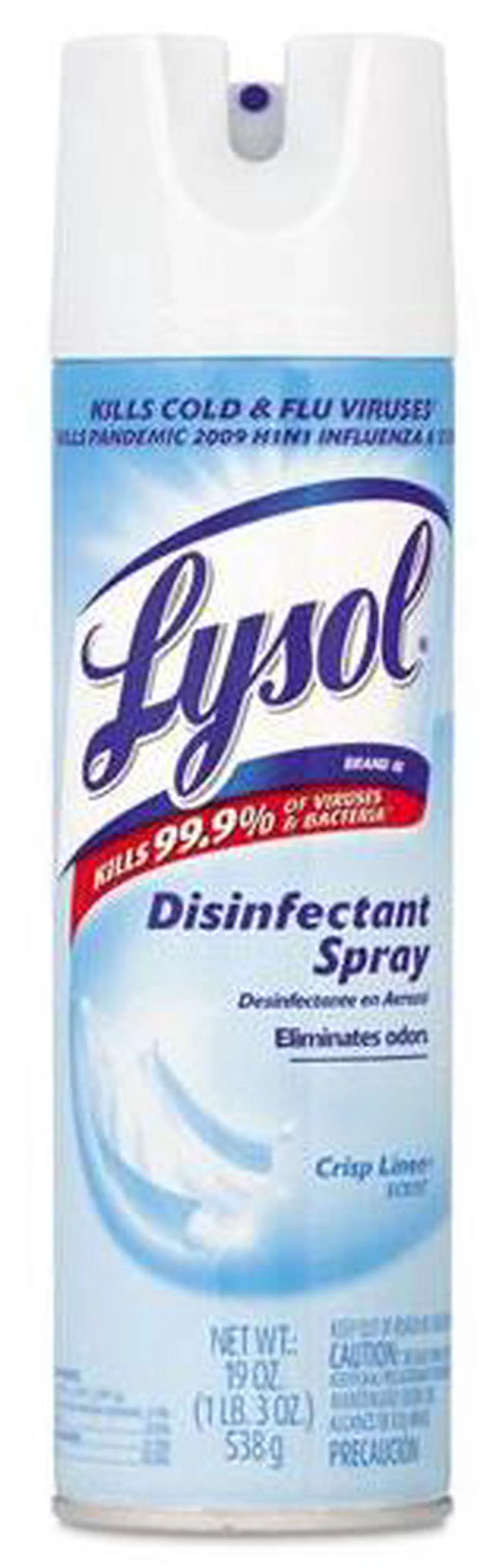 Alt view image 7 of 20 - Lysol Disinfectant Spray Crisp Linen Scent 19oz Aerosol 79329