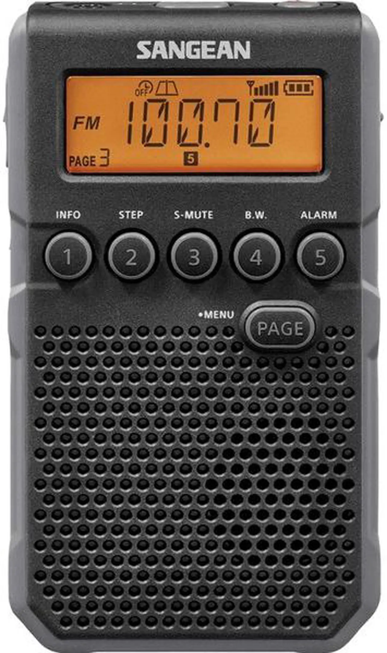 Main image of Sangean DT-800BK AM/FM Weather Alert Pocket Radio (Black)