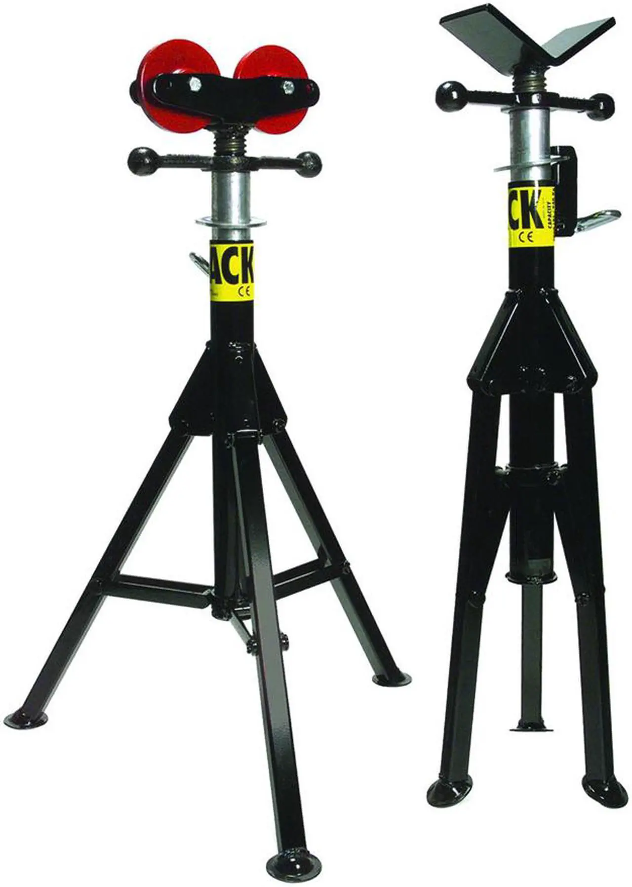 Alt view image 2 of 3 - SUMNER 781300G Hi Fold-a-Jack V-Head Pipe Stand,24 In.