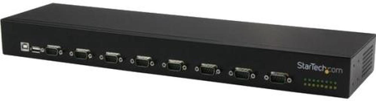 StarTech.com ICUSB23208FD USB to Serial Hub - 8 Port - COM Port Retention - Rack Mount and Daisy Chainable - FTDI USB to RS232 Hub