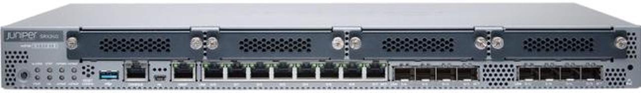 Juniper Networks - SRX340-SYS-JB - Juniper SRX340 Router - 8 Ports - Management Port - 8 Slots - Gigabit Ethernet - 1U -