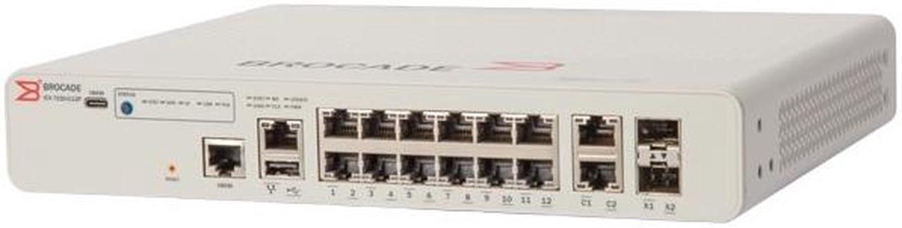 Brocade Communications - ICX7150-C12P-2X1G - Ruckus ICX 7150-C12P - Switch - L3 - managed - 12 x 10/100/1000 (PoE+) + 2