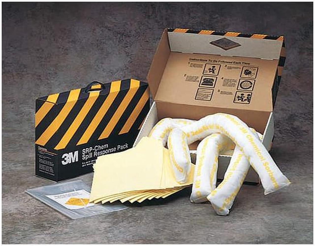 Alt view image 2 of 3 - 3M SRP-CHEM Spill Kit, Chem/Hazmat