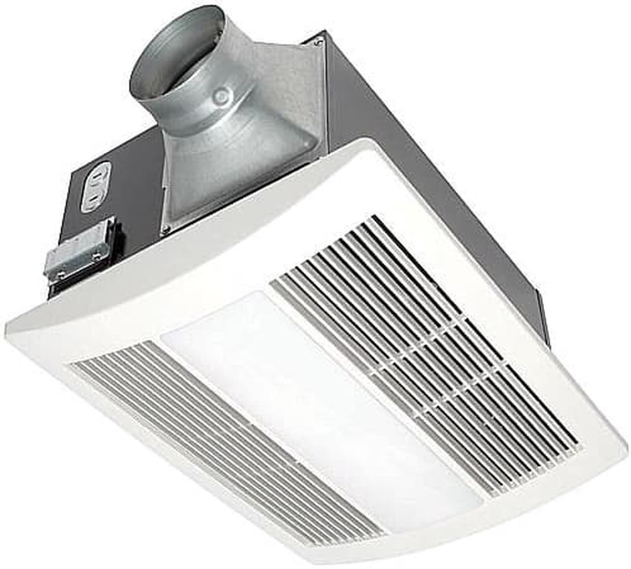 Alt view image 6 of 9 - Panasonic FV-11VHL2 WhisperWarm 110 CFM Ceiling Mounted Fan/Heat/Light/Night-Ligh