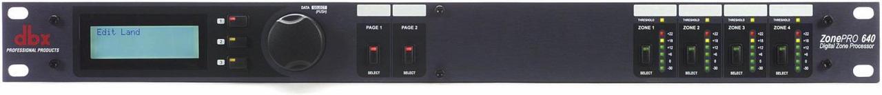 Alt view image 4 of 10 - dbx ZonePro 640 Digital Zone Processor