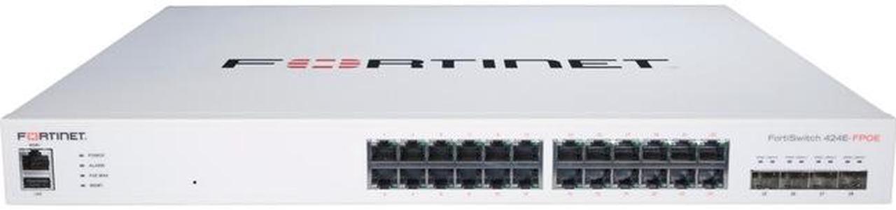 Fortinet FortiSwitch 424E-FPOE Ethernet Switch - Appliance Only