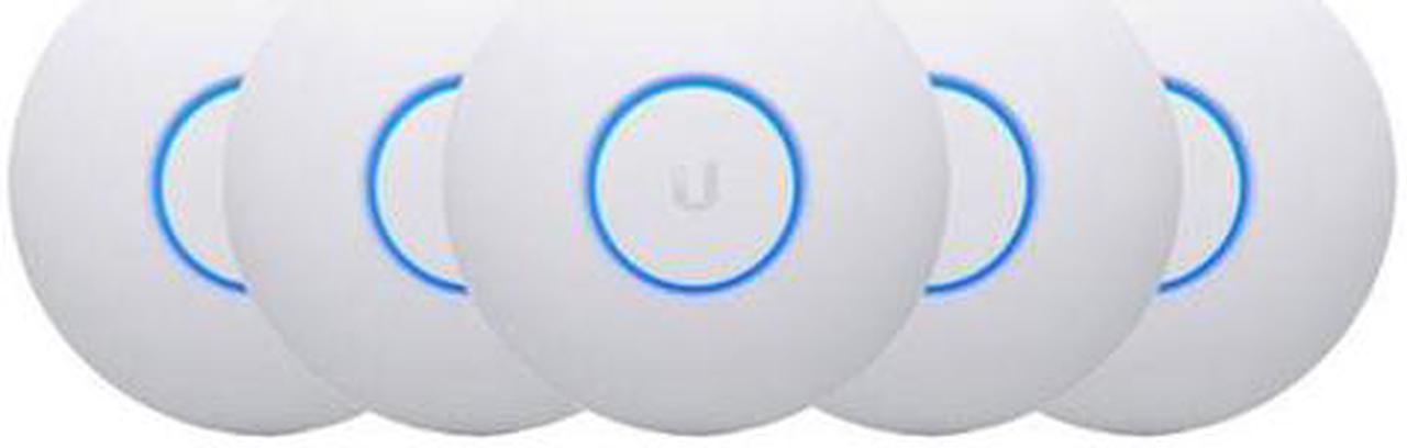 Ubiquiti UAP-NANOHD-5-US Unifi AC AP Compact 4X4 MU Mimo Wave2 PoE - Pack of 5