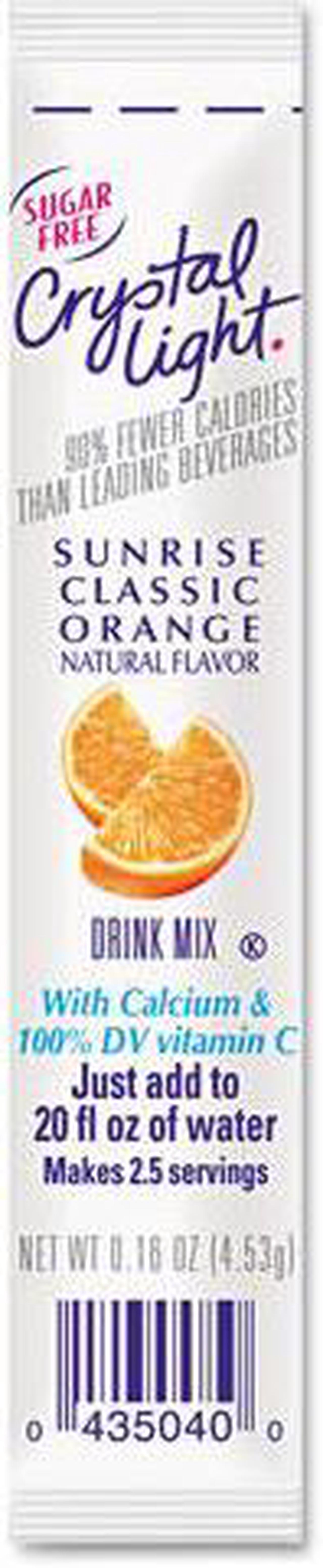 Alt view image 2 of 4 - crystal light on the go drink mix, sunrise classic orange  30 count, 0.17oz