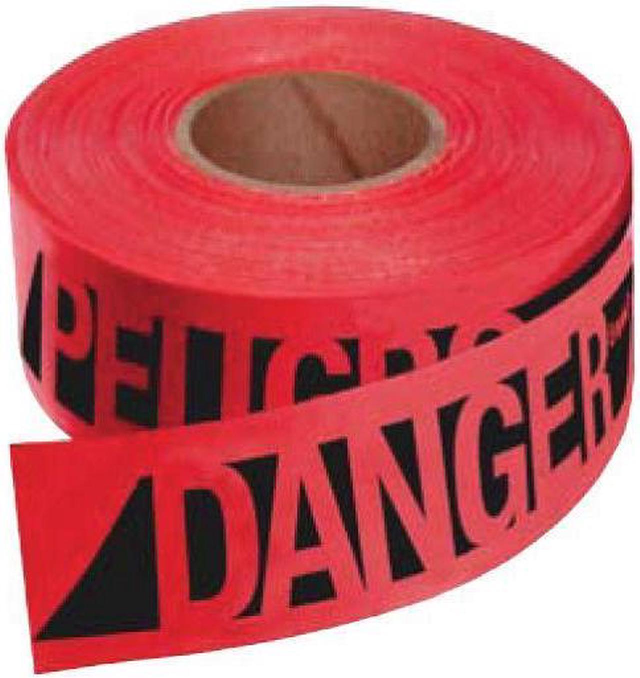 Empire 3 in. x 500 ft. Reinforced Danger Tape in Red