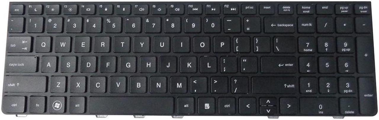Main image of Keyboard w/ Black Frame for HP ProBook 4530S 4535S 4730S Laptops