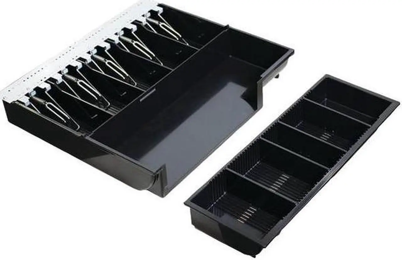 Alt view image 2 of 3 - Adesso 16" POS Cash Drawer Tray ADJ BILL SLOTS MEDIA SLOT - MRP-16CD-TR