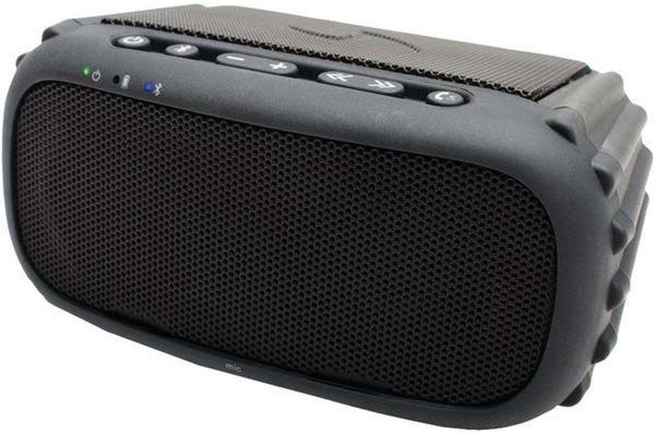 Alt view image 12 of 16 - GRACE EGRX601BLK ECOROX Portable Mountable Waterproof Bluetooth Speaker