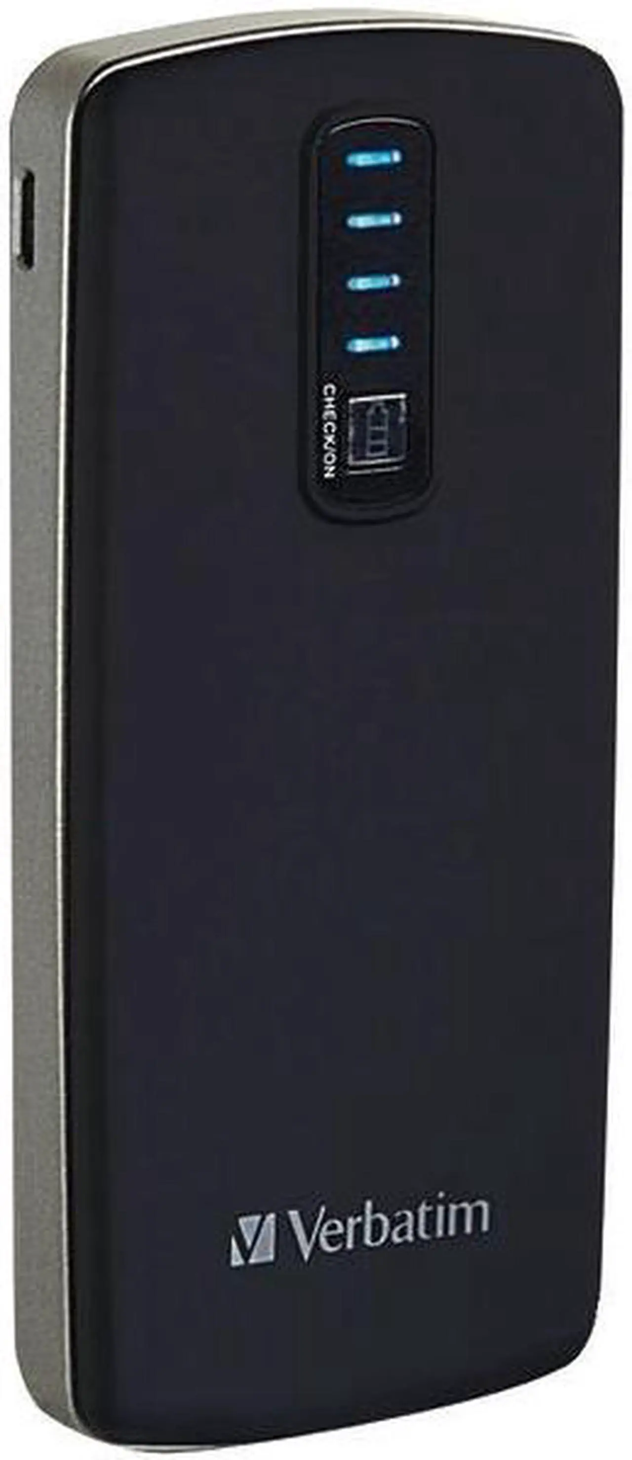 Alt view image 5 of 12 - Verbatim Black 3500 mAh Portable Power Pack 98019