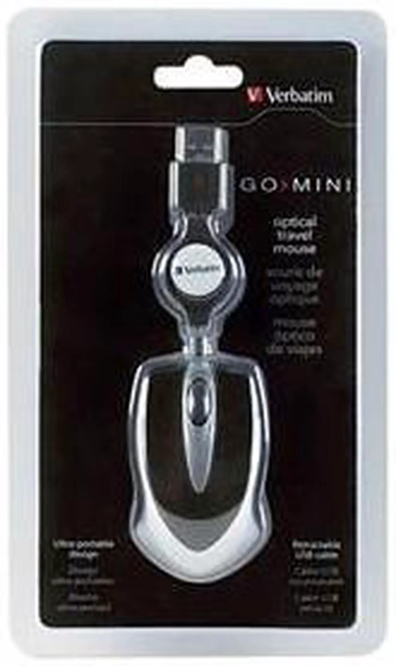 Main image of VERBATIM OPTICAL MINI TRAVEL MOUSE - MOUSE - USB - BLACK - 97256