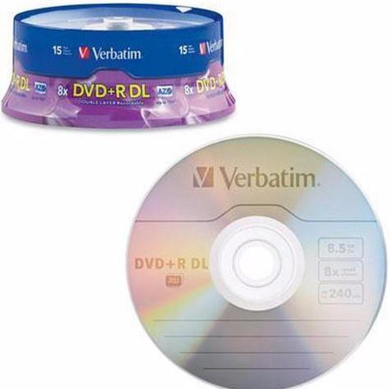 Main image of Dvd+r Dl 8.5gb 8x Branded 15pk - 95484