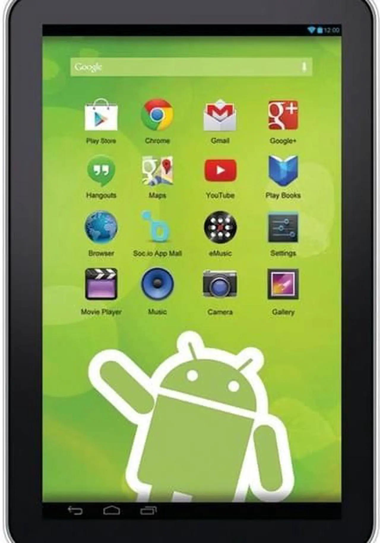 Alt view image 4 of 8 - Zeki TBQG1084B 10" Quad Core Google(R) Tablet