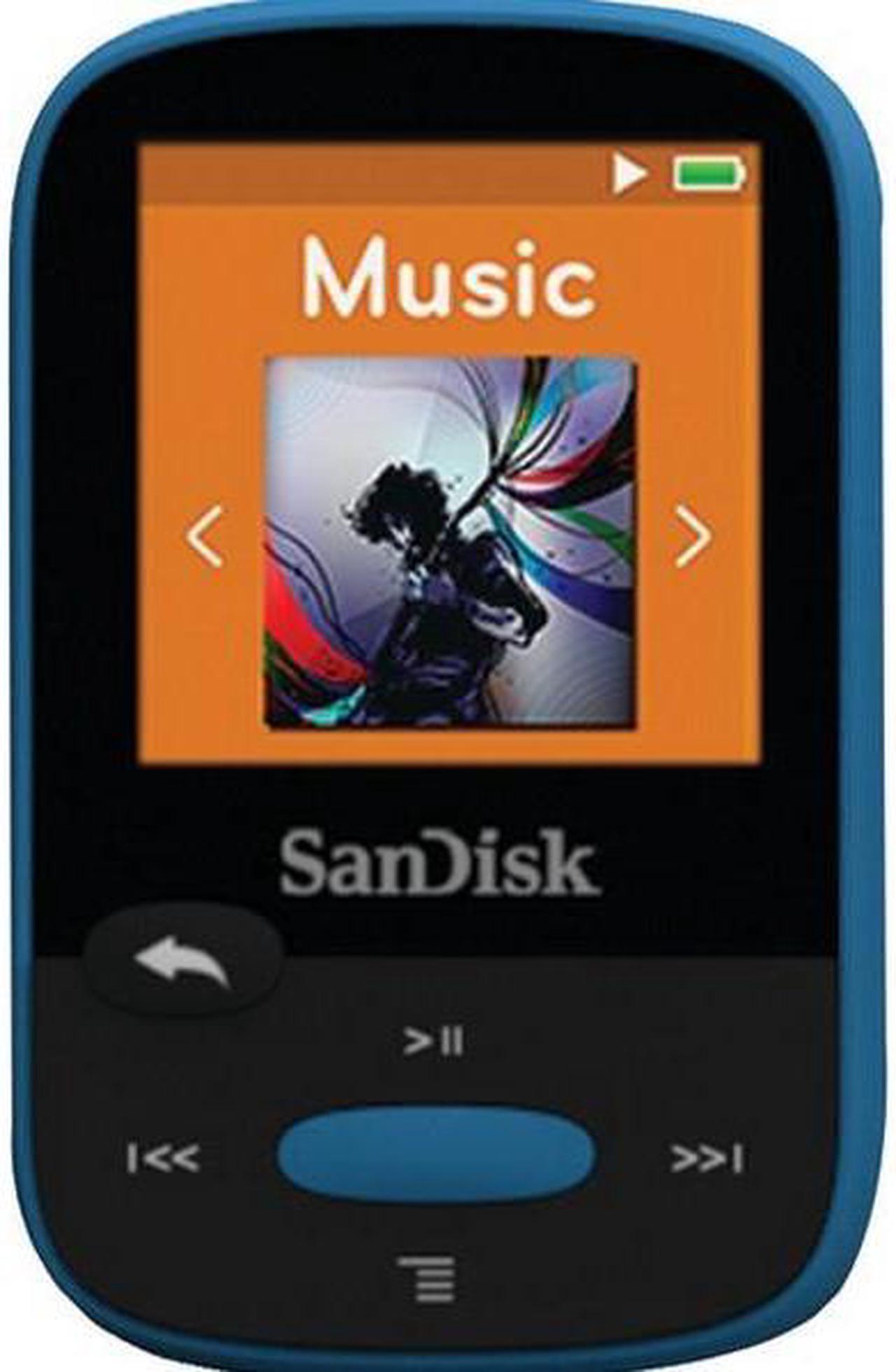 Alt view image 2 of 6 - SANDISK SDMX24-008G-A46B 8GB 1.44" Clip Sport MP3 Player (Blue)