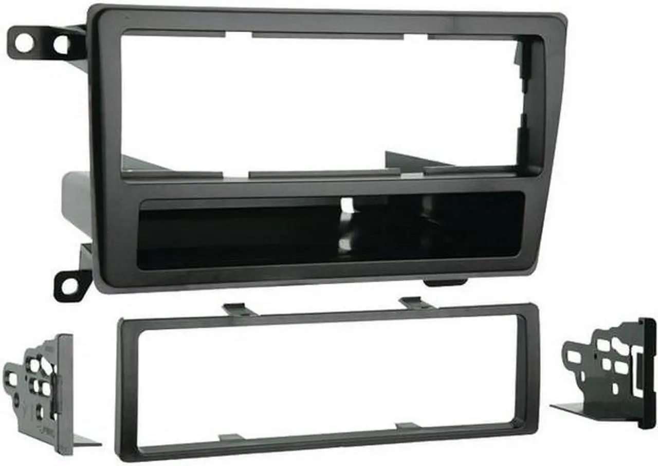 Alt view image 3 of 8 - Metra 99-7403 Single DIN Installation Kit with Pocket for 2003 Nissan Pathfinder (Black)