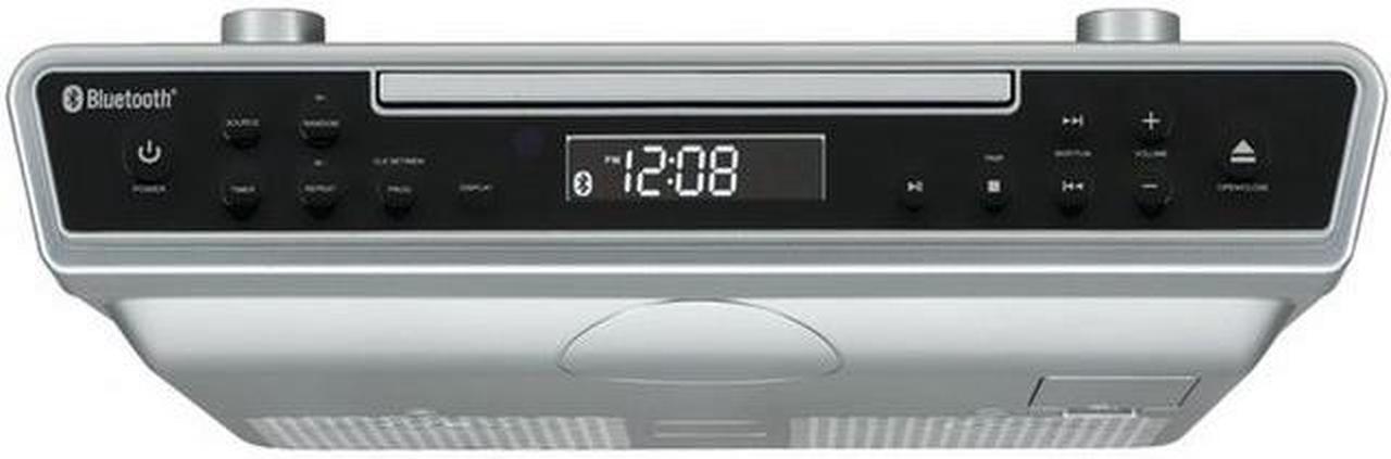 Main image of Sylvania SKCR2713 Under-Counter Bluetooth CD Clock Radio