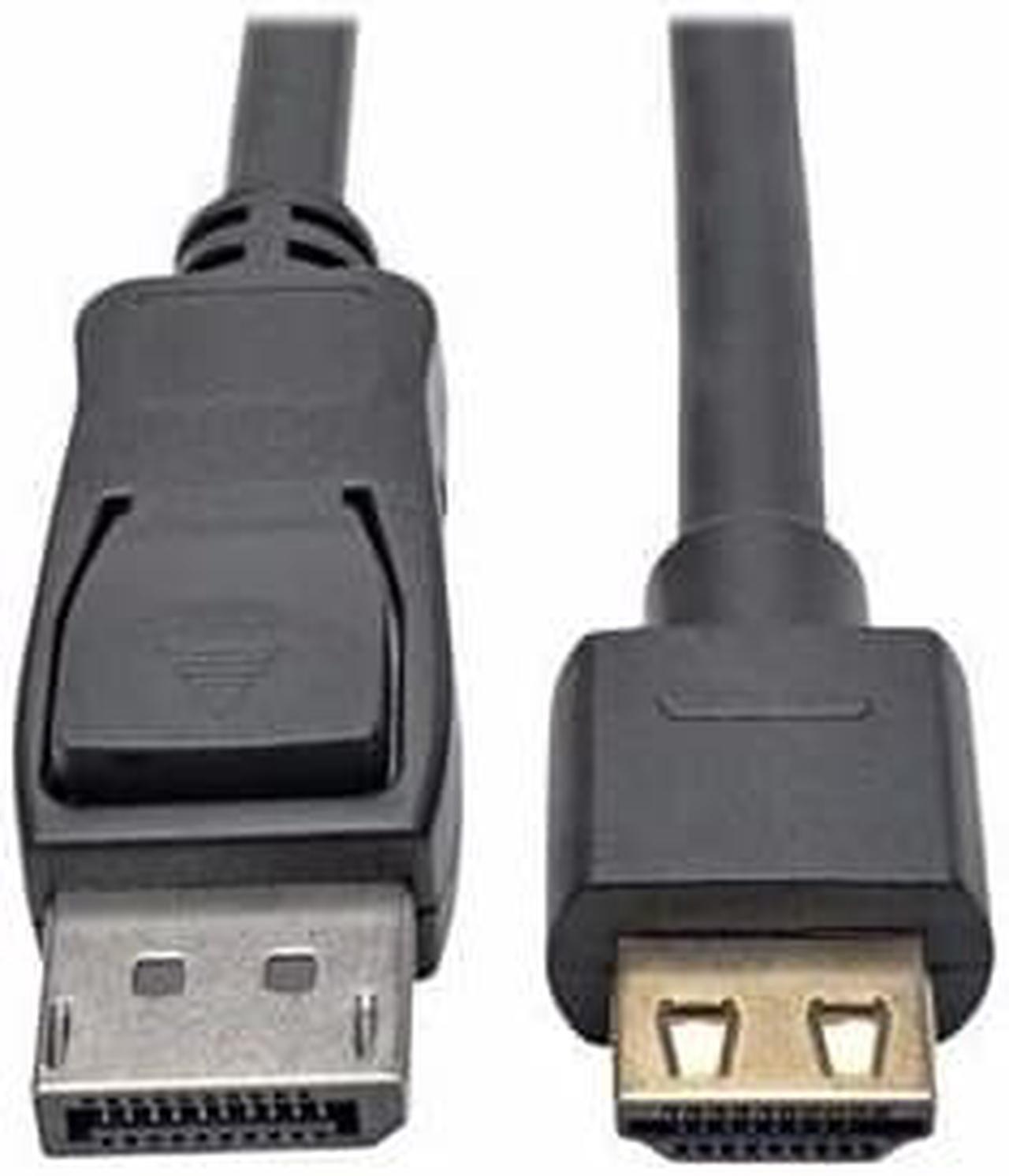 Alt view image 6 of 16 - Tripp Lite DisplayPort to HDMI Adapter Cable Active DP 1.2a to HDMI 4K 12 ft. (P582-012-HD-V2A)