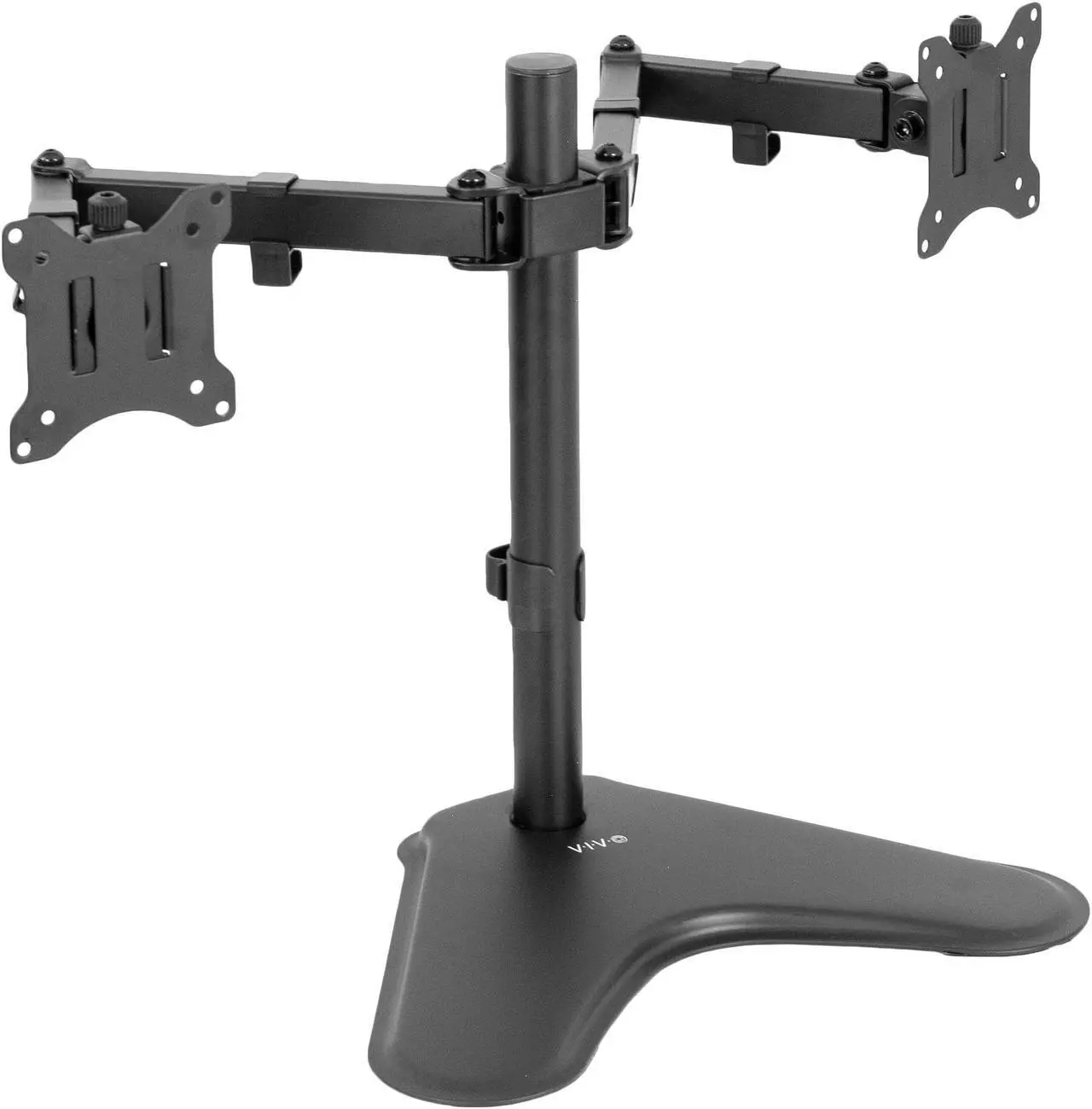 Main image of VIVO Dual 13" to 30" Monitor Free Standing Desk Mount Stand, Heavy Duty, Fully Adjustable | Fits 2 Screens (STAND-V200F)