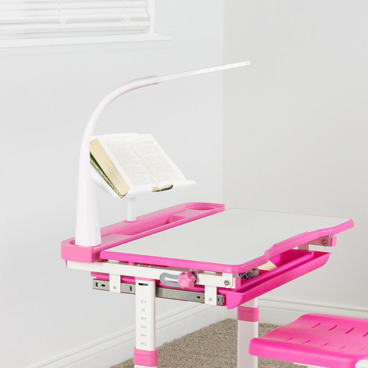 Alt view image 6 of 7 - VIVO White Book Holder Shelf for Height Adjustable Children's Desks