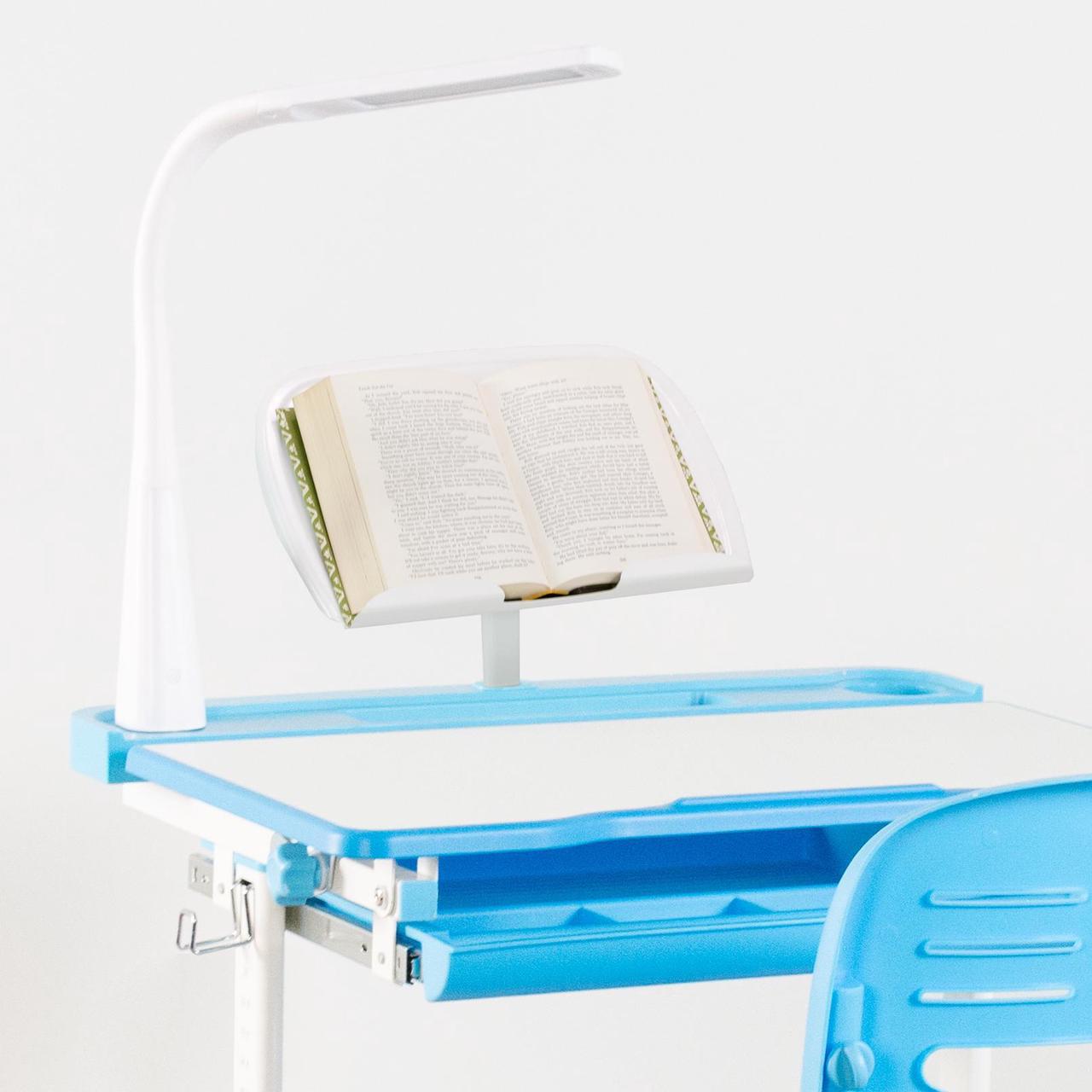 Alt view image 4 of 7 - VIVO White Book Holder Shelf for Height Adjustable Children's Desks