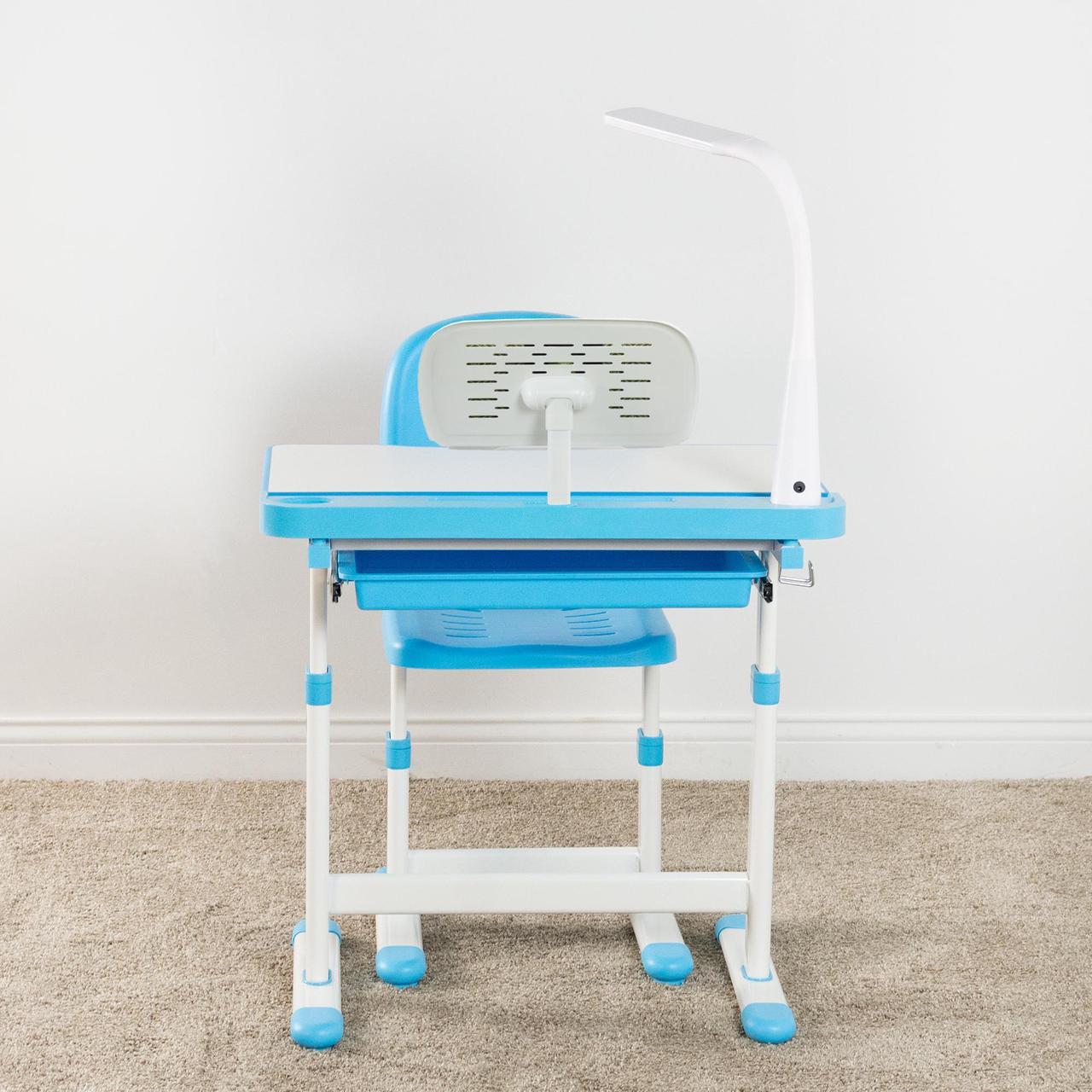 Alt view image 7 of 7 - VIVO White Book Holder Shelf for Height Adjustable Children's Desks