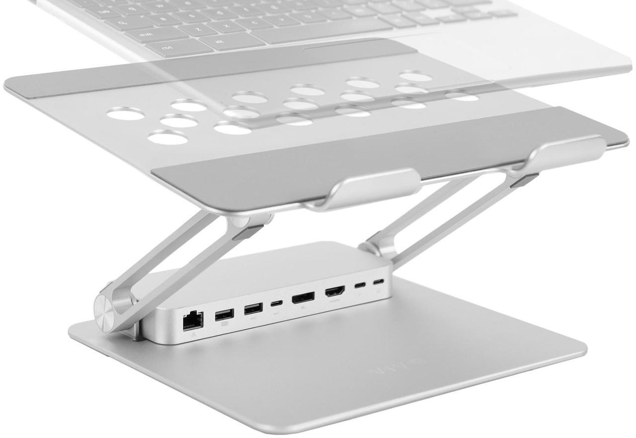 Main image of VIVO Aluminum Height Adjustable Laptop / Notebook Stand Docking Station