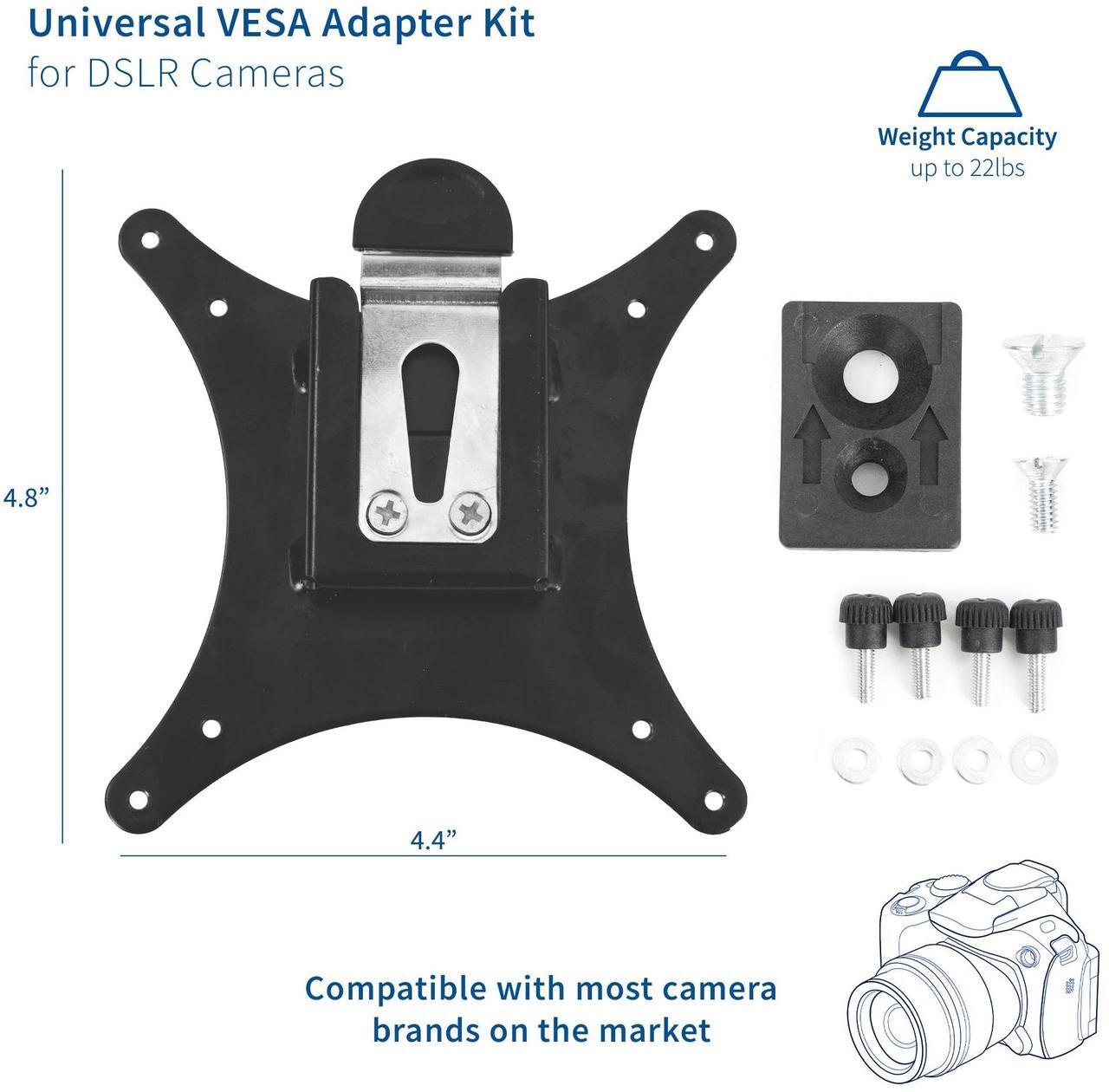 Alt view image 2 of 7 - VIVO Universal Camera Adapter Designed for VESA Stands, Overhead Photos & Video | 75x75mm, 100x100mm (MOUNT-V00CAM)