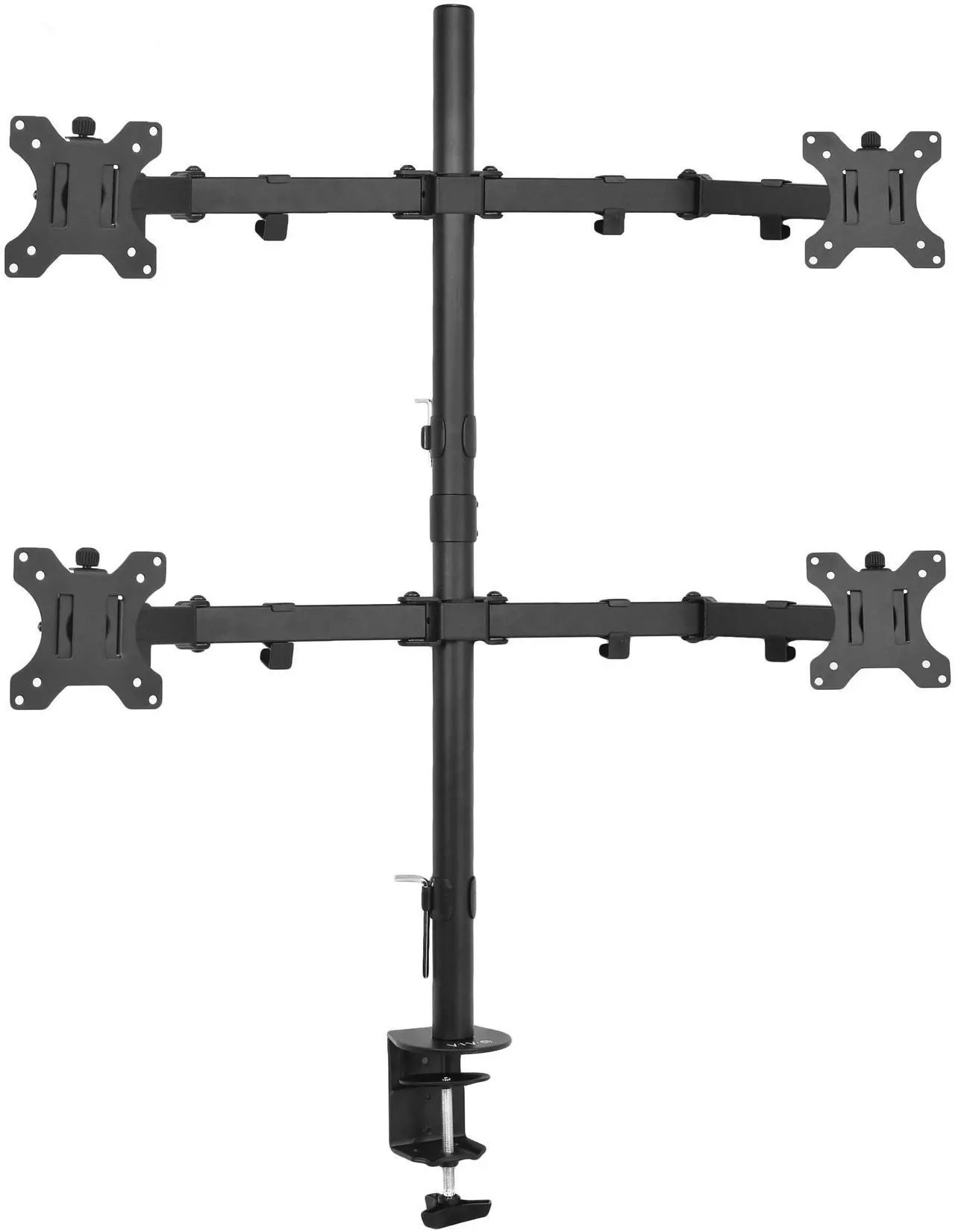 Main image of VIVO Quad LCD Monitor Desk Mount Stand Heavy Duty Fully Adjustable fits Four Screens up to 30" (STAND-V004)